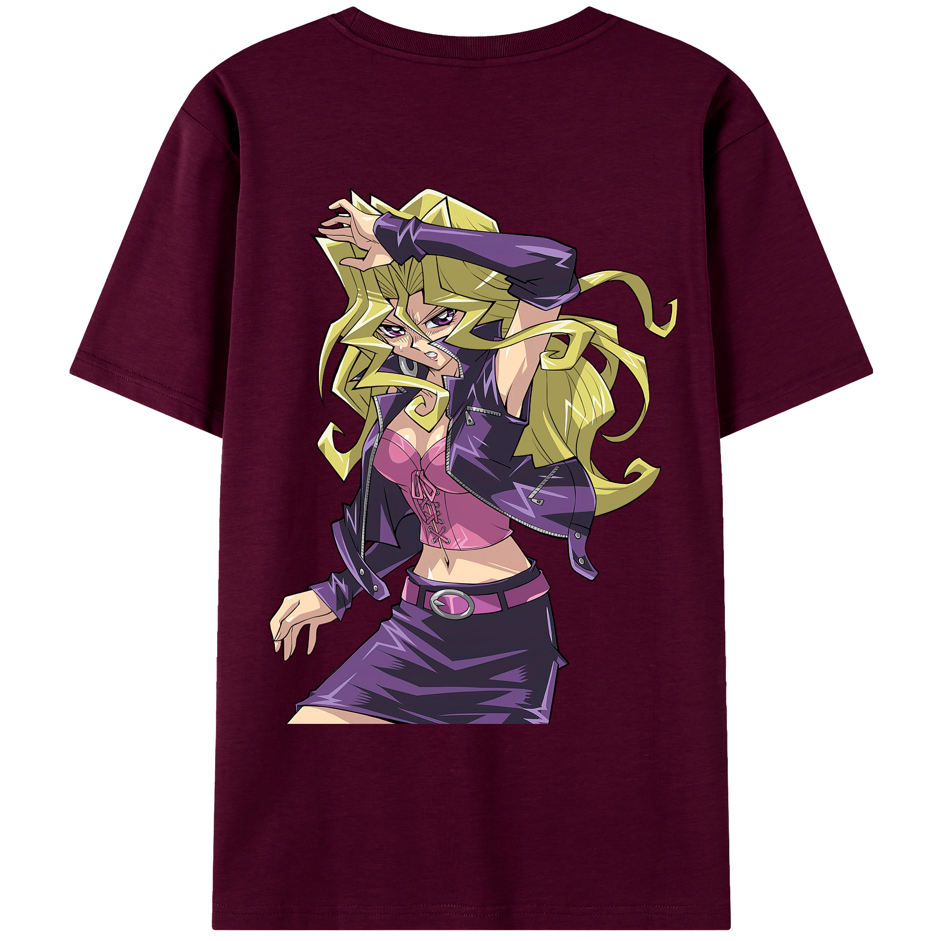 （画像用） 遊☆戯☆王 Yu-Gi-Oh! レディース半袖Tシャツ(バックプリント)